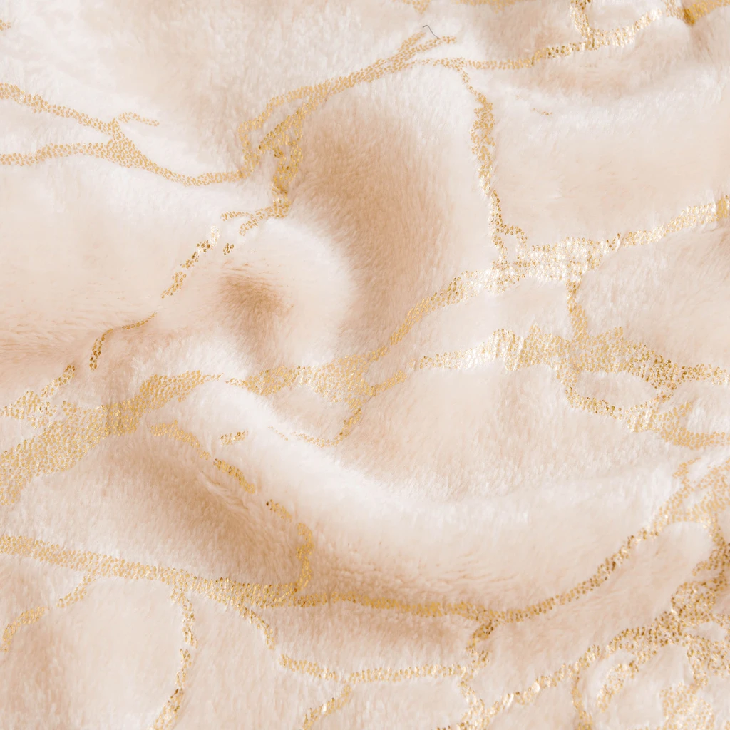 Béžová deka MARMO 150x200 cm