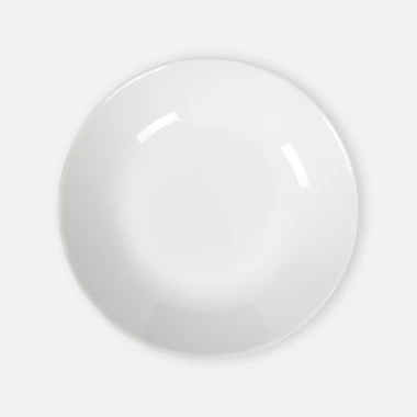 Hluboký bílý talíř ZURIA 21,5 cm