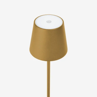 Stolní LED lampa IP44 zlatá PTL44GL