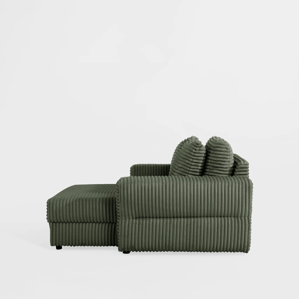 Křeslo loveseat zelené NOEMI