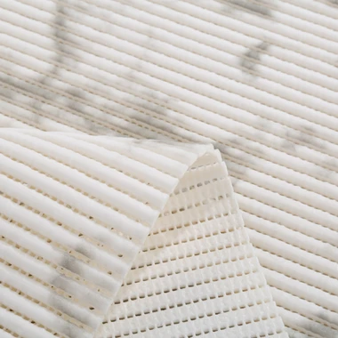 Koupelnová předložka CANARIA, bílá-šedá, 65x150 cm