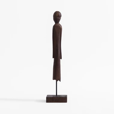 Hnědá dekorativní figurka 45 cm