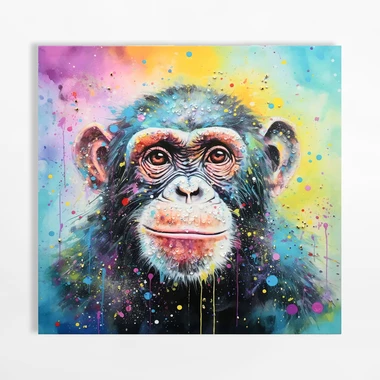 Obraz na plátně OPICE 60x60 cm