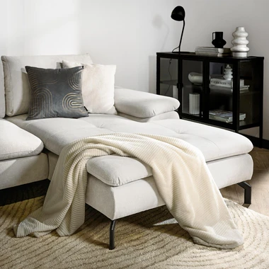 Krémová deka RENEE 130x160 cm