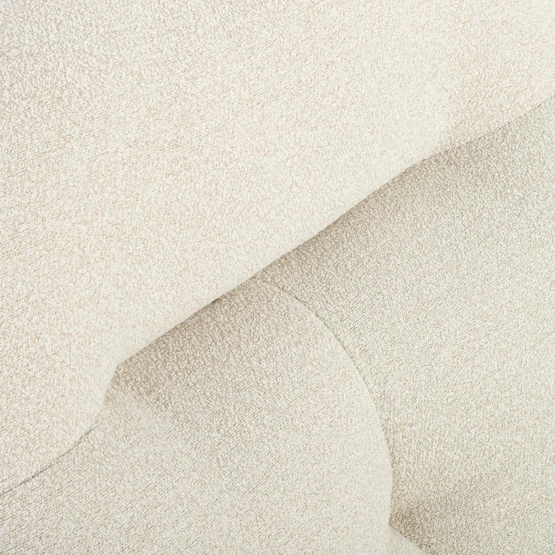 Zdjęcie fotela. Zbliżenie na detale. Widać fakturę materiału. 