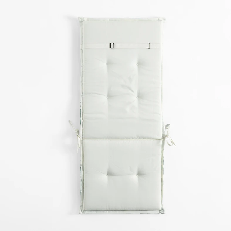 Bílý polstr na židli SAMBA 50x118 cm