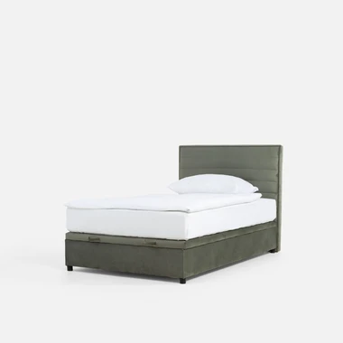 Postel boxspring zelená LAURITA 120x200 cm