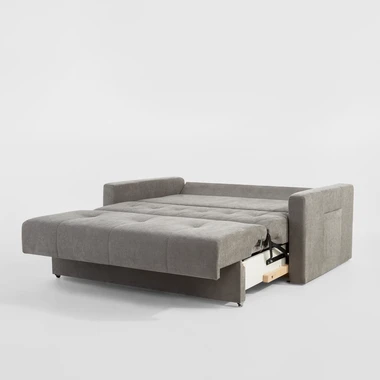 Šedá rozkládací pohovka BOMO 3