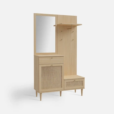 Předsíňová stěna se zrcadlem CALASETTA 115,1 cm