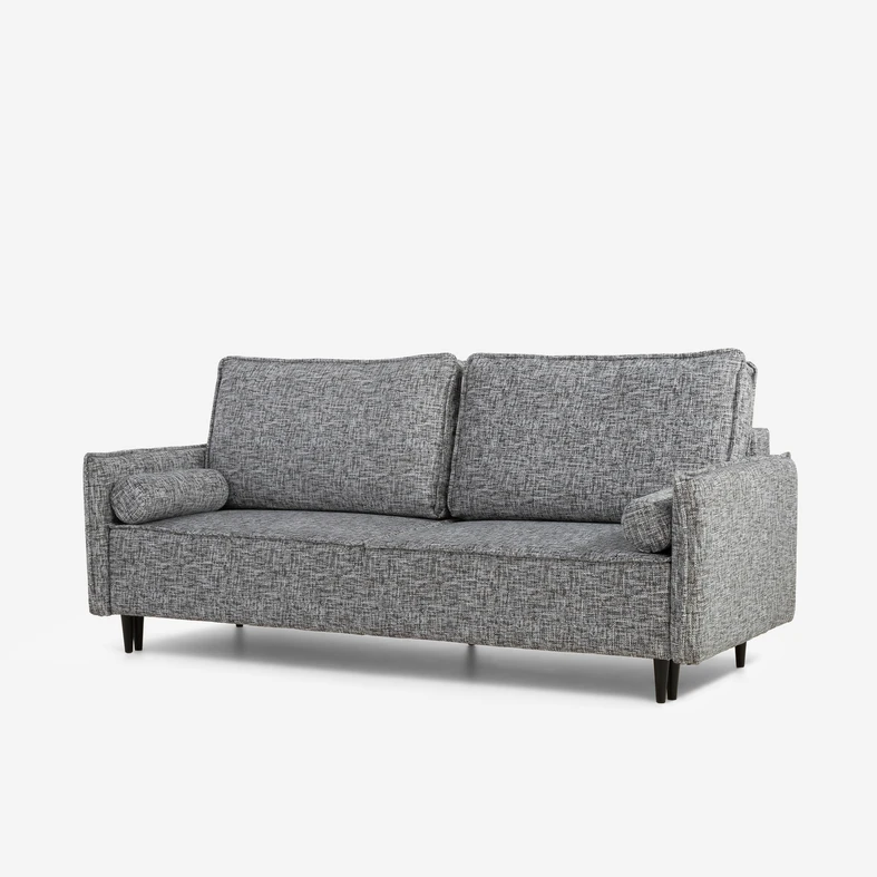 Třímístná rozkládací pohovka IRMINA šedá