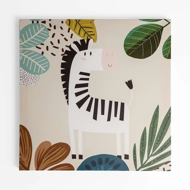 Obraz na plátně ZEBRA 28x28 cm