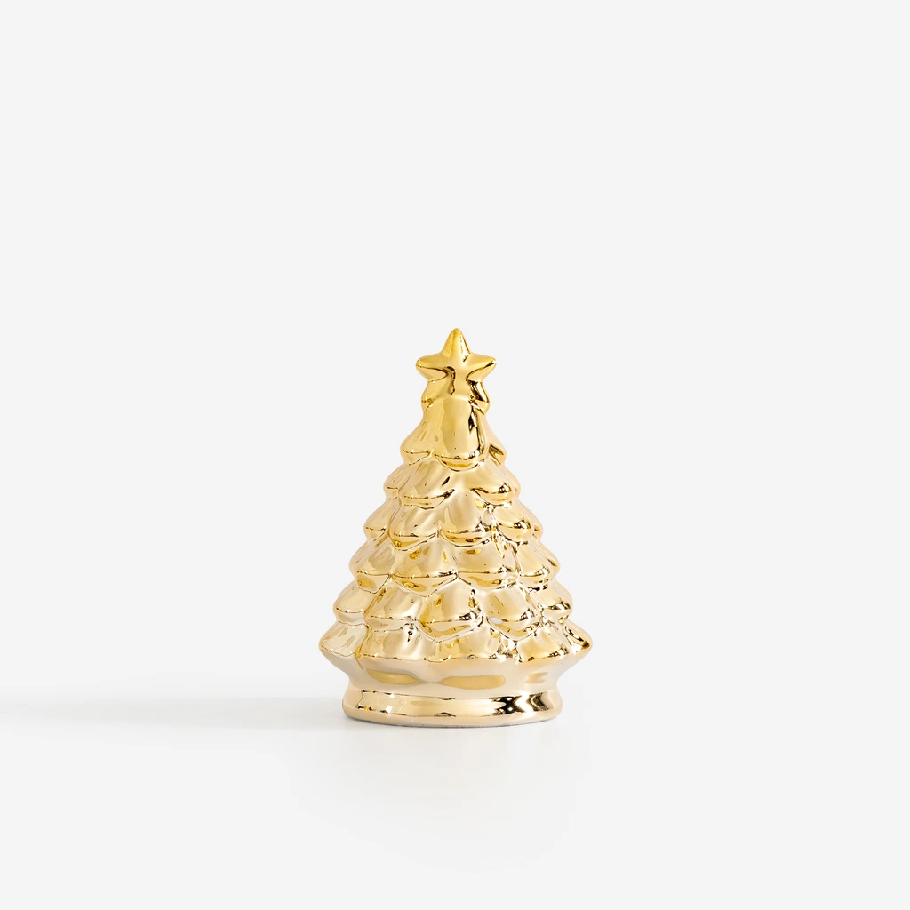 Dekorace vánoční stromeček 12 cm MIX