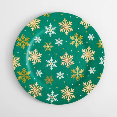 Dekorativní talíř zelený 33 cm