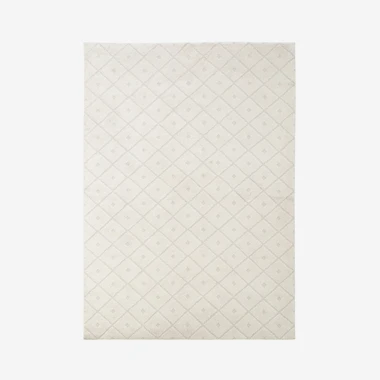 Koberec s geometrickým vzorem LA PASSION krémový 120x170 cm