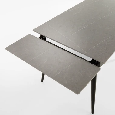 Keramický rozkládací stůl APEKSA šedý
