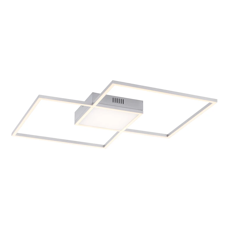 Stříbrné stropní LED svítidlo s dálkovým ovládáním ASMIN