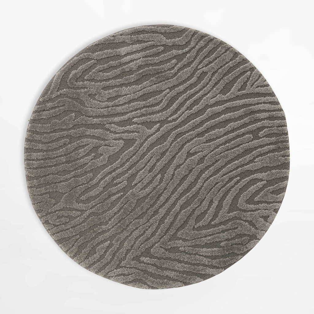 Moderní koberec tmavě šedý INSPIRATION 120 cm