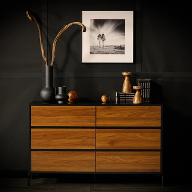 Komoda na kovových nohách TUMILLO