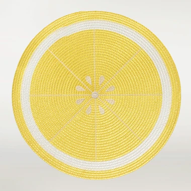 Kulaté prostírání CITRON 38 cm