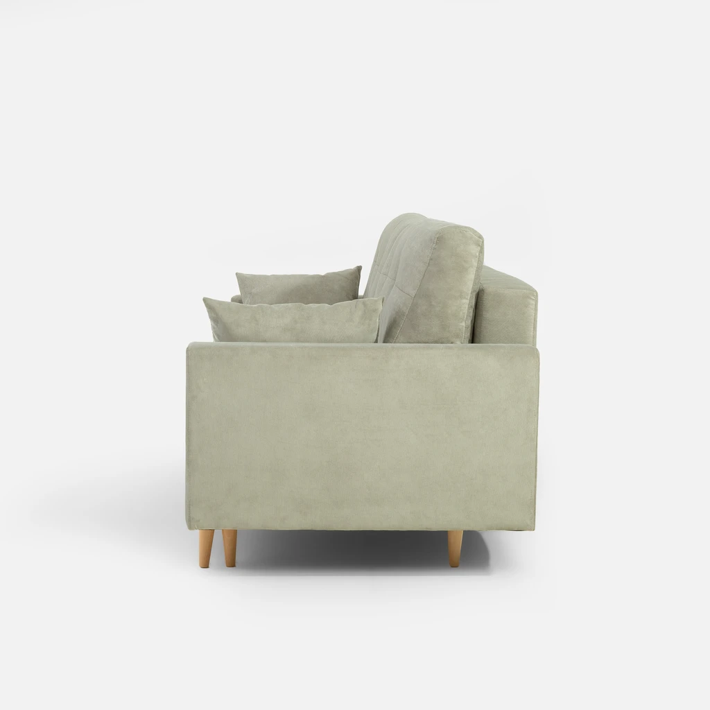 Zdjęcie sofy. Widok z boku.