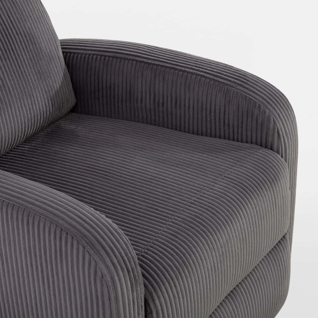 Zdjęcie fotela. Zbliżenie na detale.