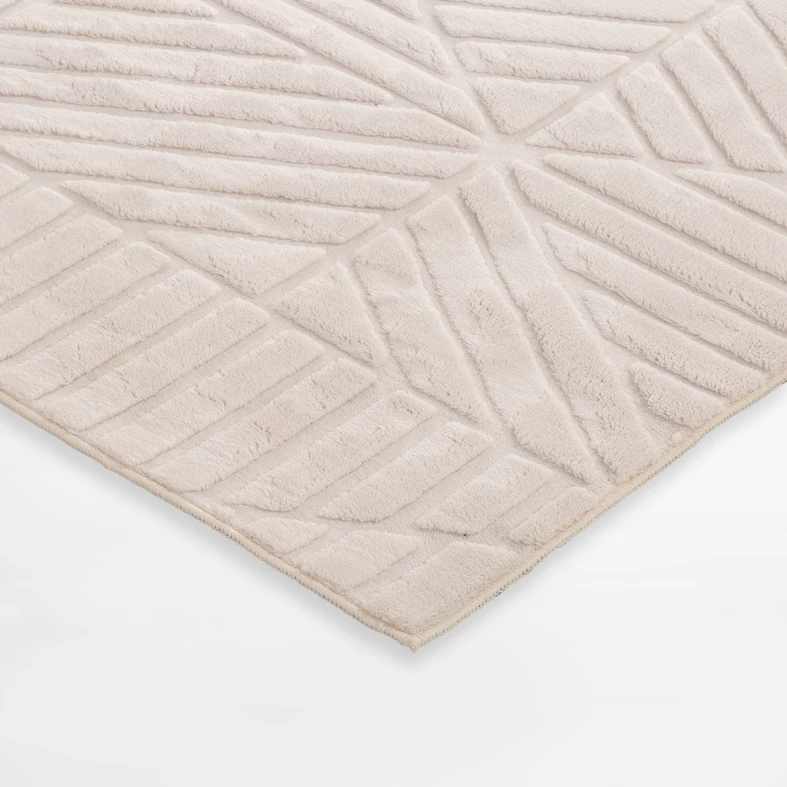 Moderní koberec MODERNO, krémový, 120x160 cm