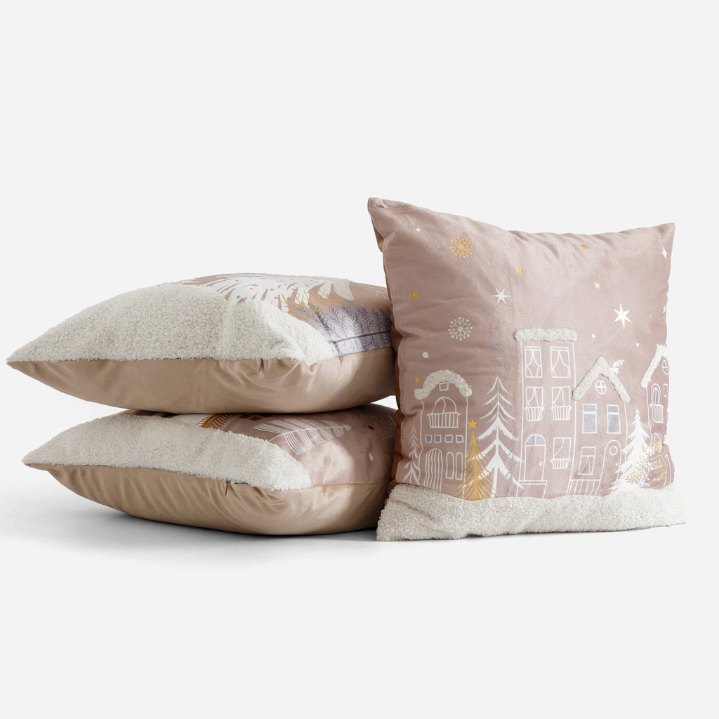 Vánoční latte povlak na polštář FINN 45x45 cm