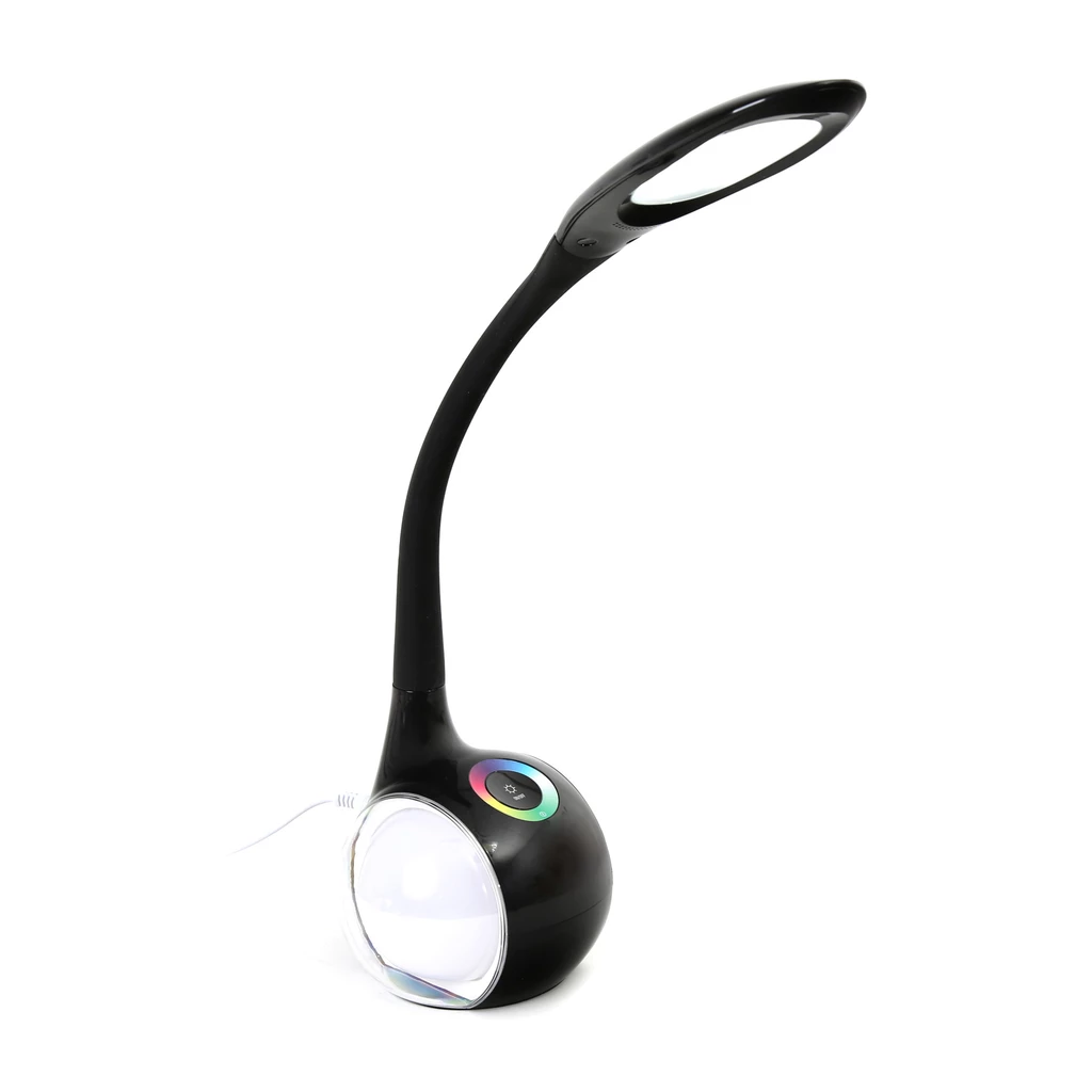 Černá stolní lampa LED PDL20B