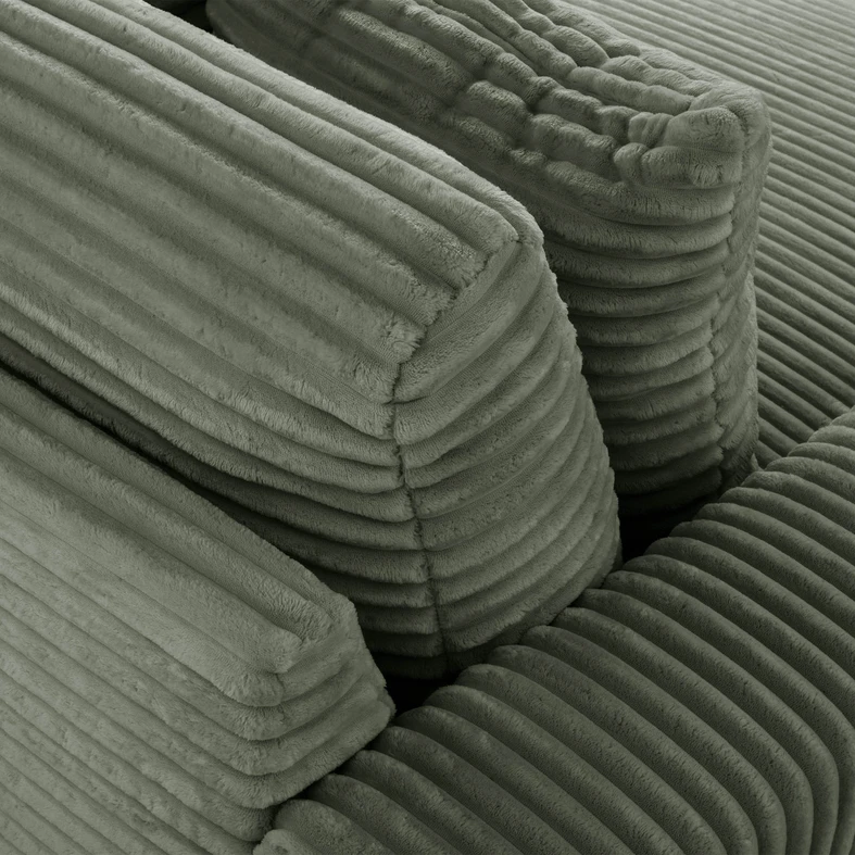 Křeslo loveseat zelené NOEMI