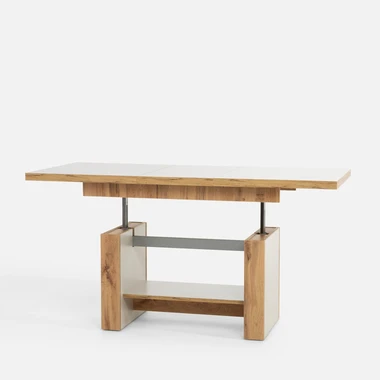 Rozkládací konferenční stolek OPAL II DUO COLOUR kašmír/dub wotan