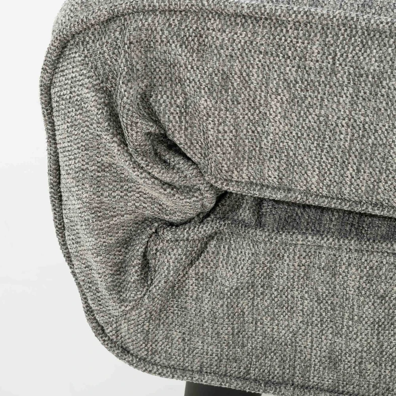 Rozkládací čalouněné křeslo šedé LAVILLA