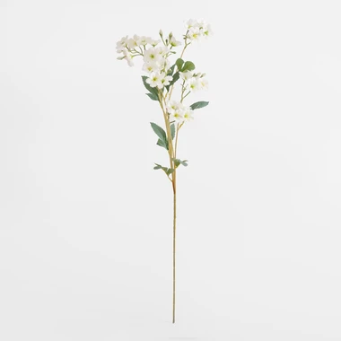 Umělá bílá květina jasmín 88 cm