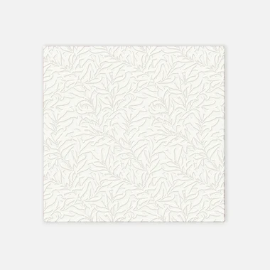 Bílé papírové ubrousky INSPIRATION FLORAL, 20 ks