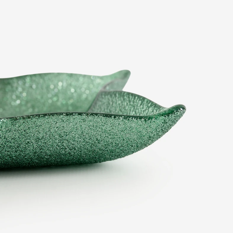 Vánoční servírovací talíř HVĚZDA 20x20x3 cm MIX