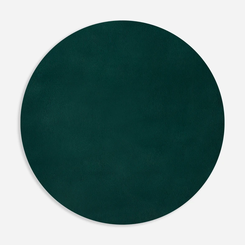 Koberec kulatý tmavě zelený RABBII 100 cm