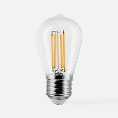 LED žárovka teplá barva ORO-CLARO-E27-ST45-4W-WW