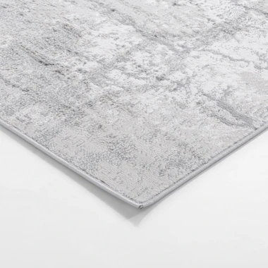 Abstraktní šedý koberec MIRACLE 80x150 cm