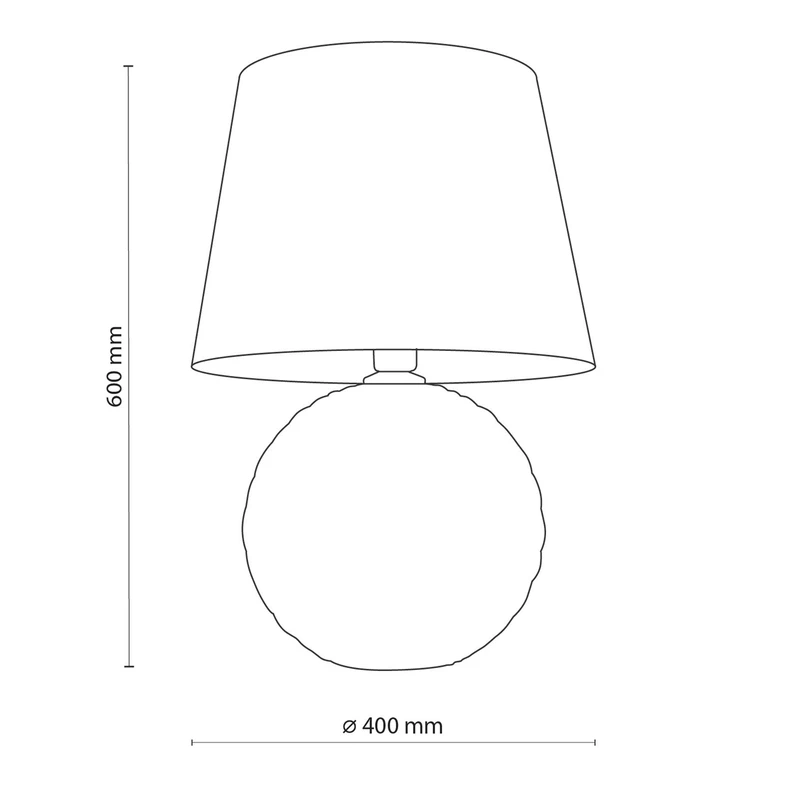Lampa stołowa czarna SANTANA