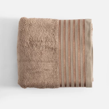 Taupe ručník na ruce VELA 50x90 cm