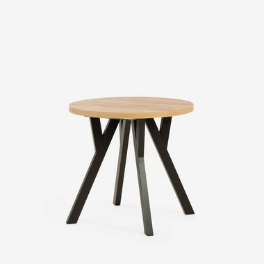 Kulatý rozkládací stůl PAOLO MINI 80-160 cm