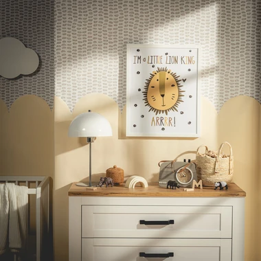 Obraz s lvem a nápisem LION 40x50 cm