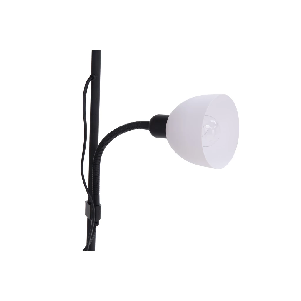Černá stojací lampa E14 E27