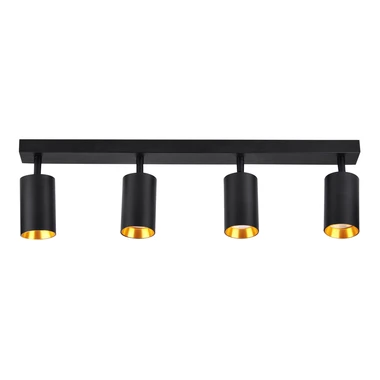 Černo-zlatá čtyřbodová světelná lišta MARIBEL IV
