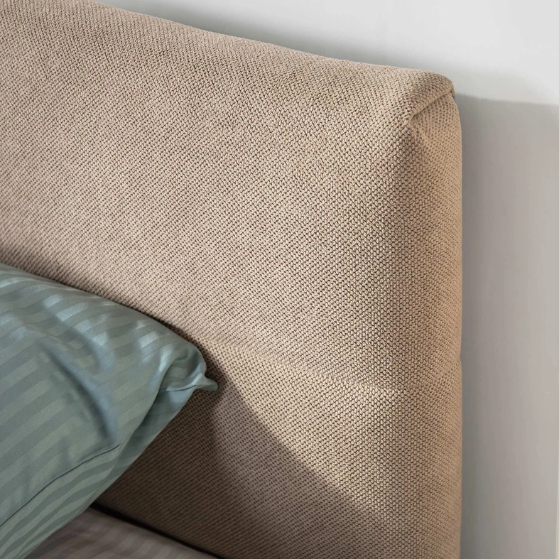 Béžová postel boxspring MARY 120x200 cm