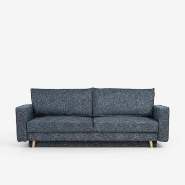 Třímístná rozkládací pohovka COCO tmavě modrá