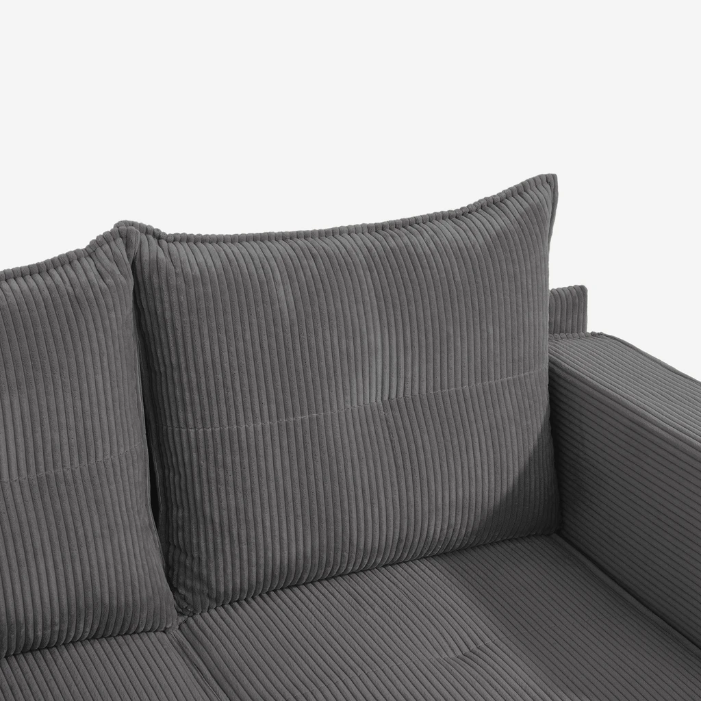 Sofa LUSO tworzy miejsce, gdzie cisza i wygoda spotykają się w codziennym rytuale odpoczynku.