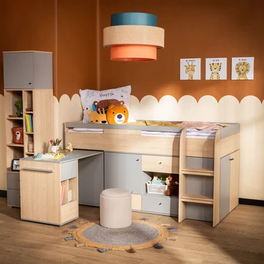 Postel se stolem a komodou ORO 90x200