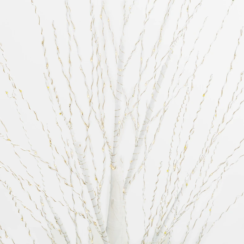 LED dekorace stromek IP44 120 cm bílý