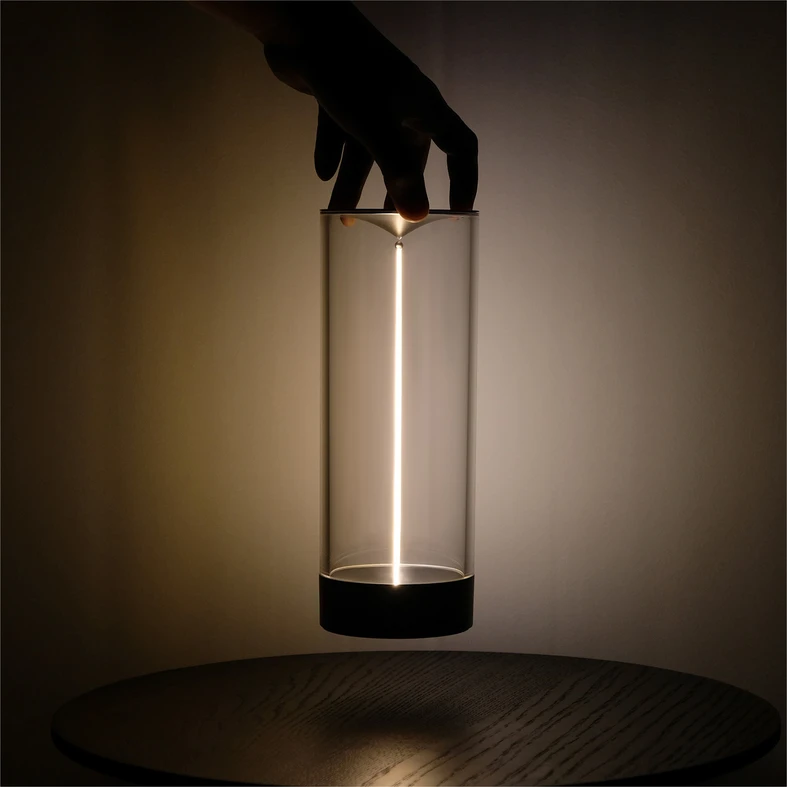 Venkovní stolní lampa s vláknem ESTERNO 24 cm