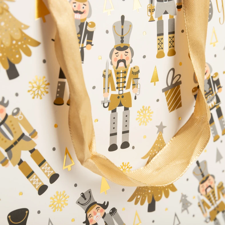 Dárková taška vánoční motiv 23 cm MIX